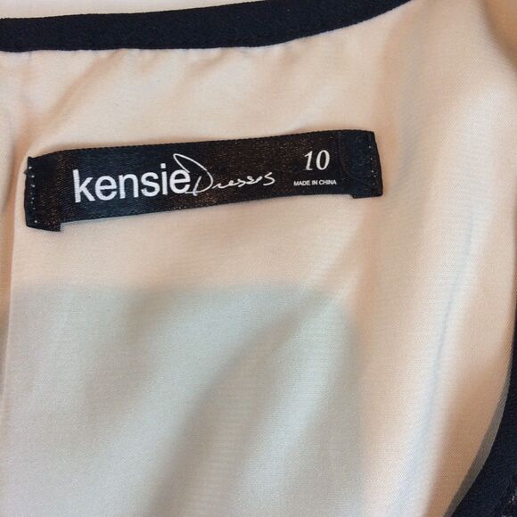 Kensie Womens Dress Sz 10 Lace Sleeveless Shift Cocktail Elegant Party Festival - Picture 9 of 13